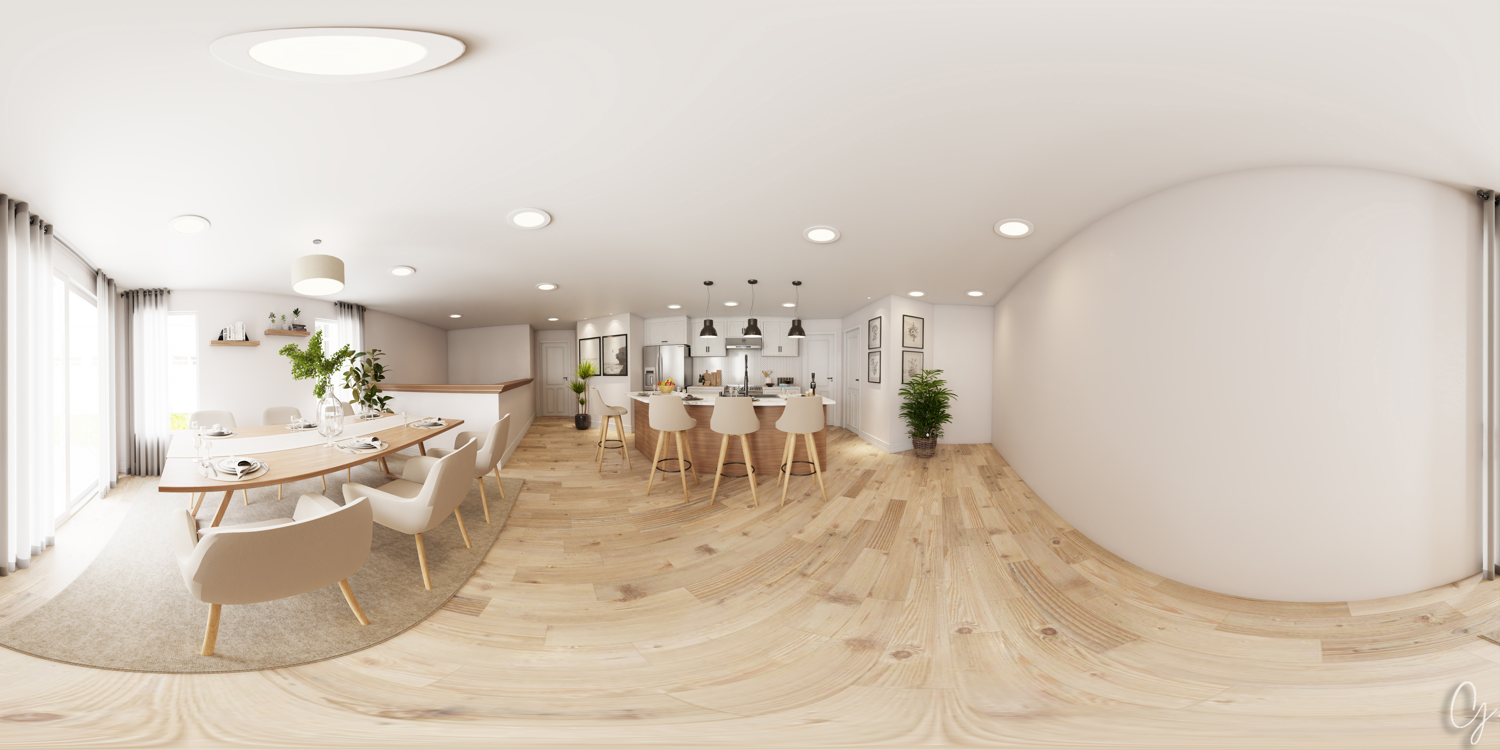 Panoramic Interior Study